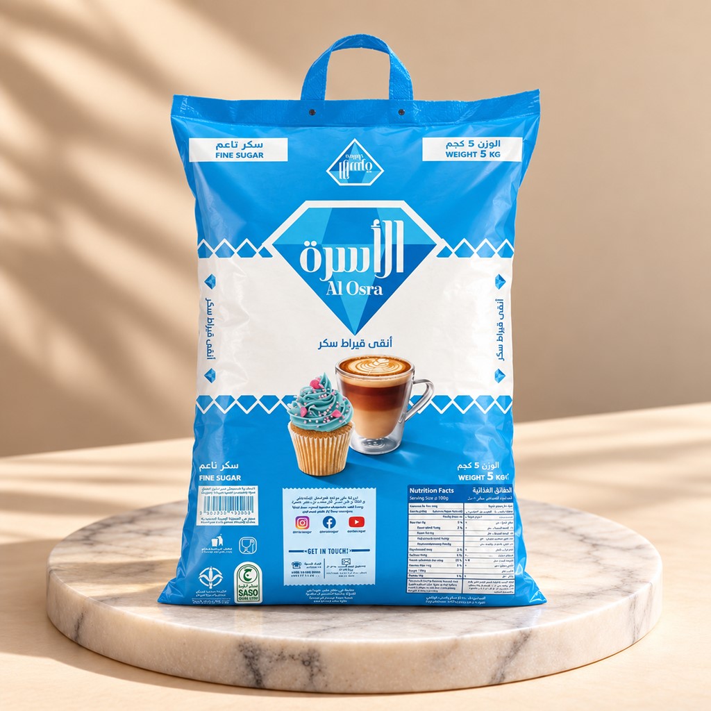 Al Osra Fine Sugar, 5Kg