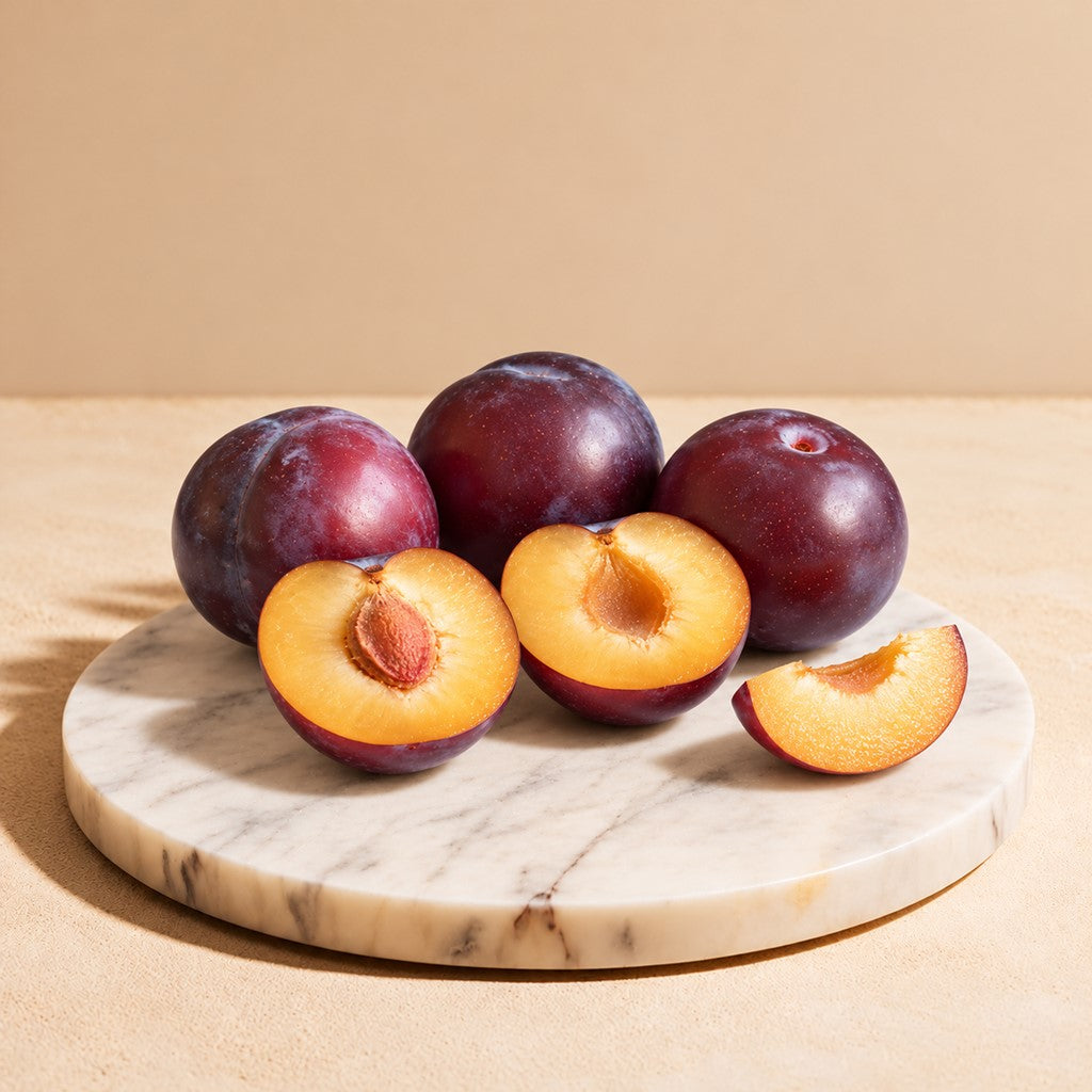 Plums, Red, 1 kg (Seasonal)