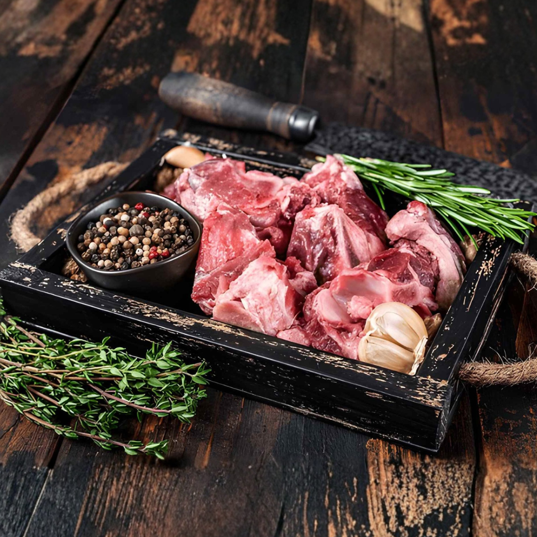 Fresh Mutton Diced with Bone Local