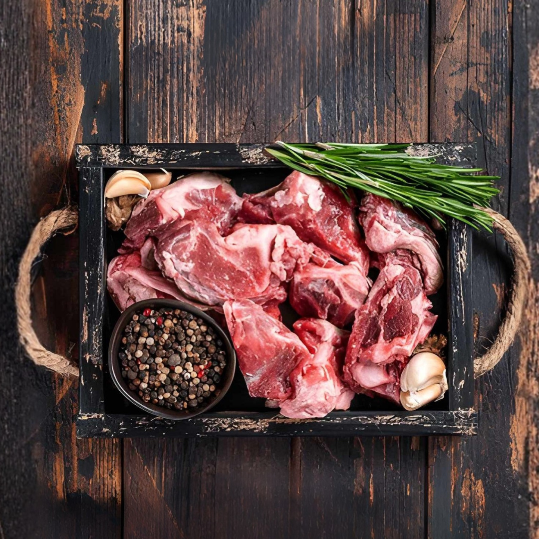 Diced Mutton With Bone