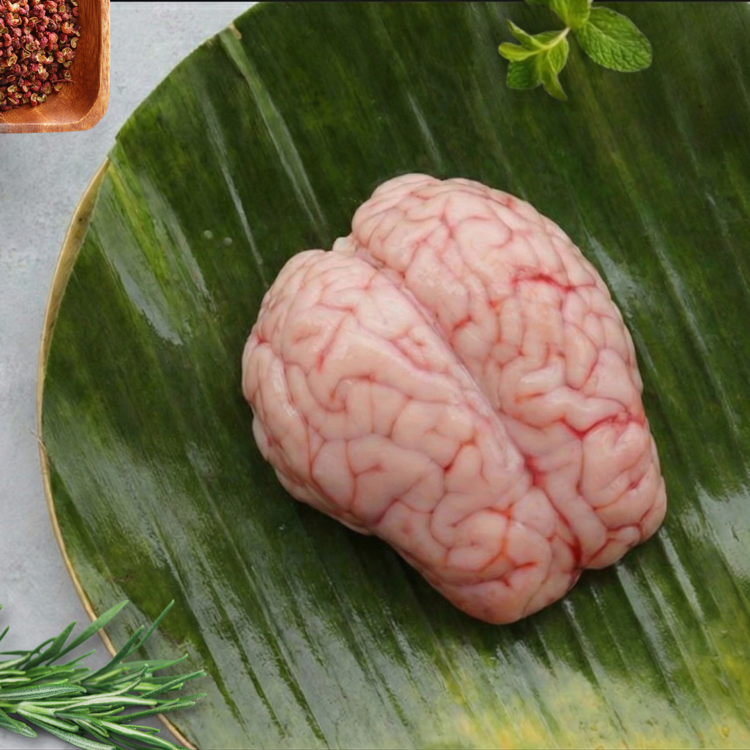 Fresh Mutton Brain (Maghaz) - 400g